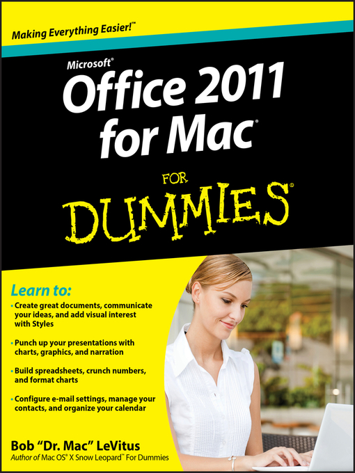 Title details for Office 2011 for Mac For Dummies by Bob LeVitus - Available